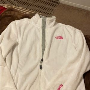 North face white BCA jacket